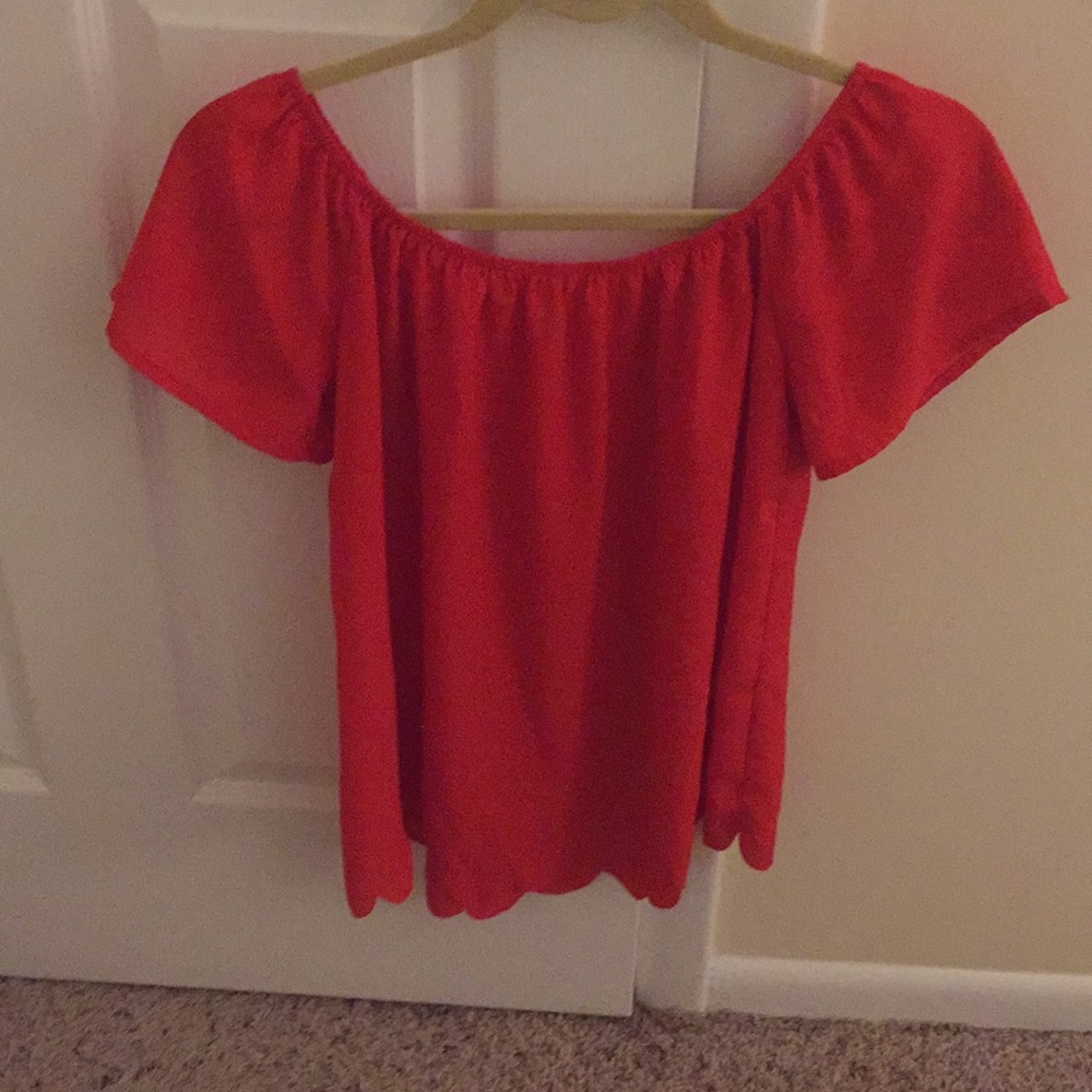 Scalloped shirt from Francesca’s